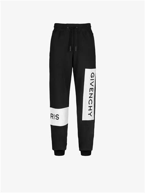 givenchy designer sweatpants|givenchy embroidered joggers.